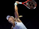 Nmecká  tenistka Angelique Kerberová  ve finále Turnaje mistry v Singapuru.