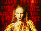 Cate Blanchettová na plakátu k filmu Královna Albta (1998)
