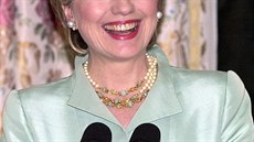 Clintonová po zvolení na post senátorky za stát New York (listopad 2000)