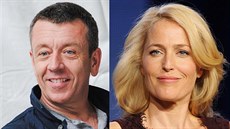 Peter Morgan a Gillian Andersonová