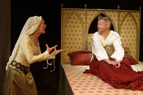 V komedii Karel IV. aneb Strasti Otce vlasti hraje Tereza Kostková Eliku...