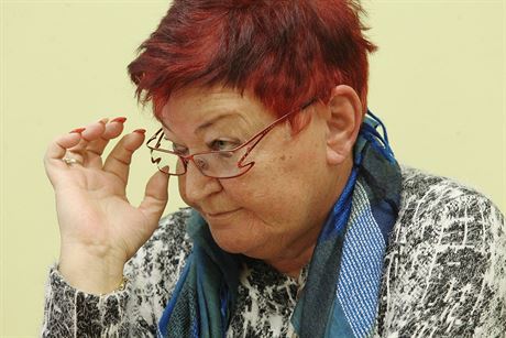 Hana Jeníková ped soudem.