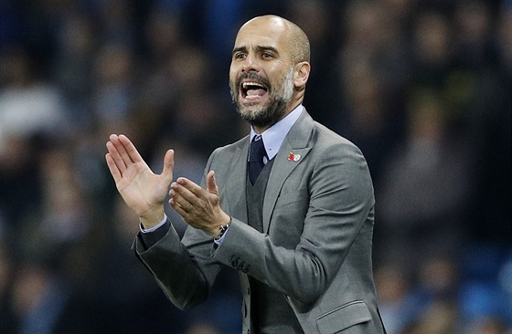 Pep Guardiola, trenér Manchesteru City.