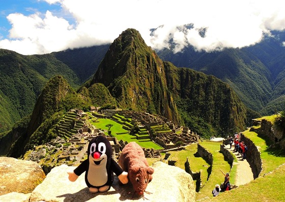 Krteek se dky Martin a Pavlovi podval i na Machu Picchu v Peru.