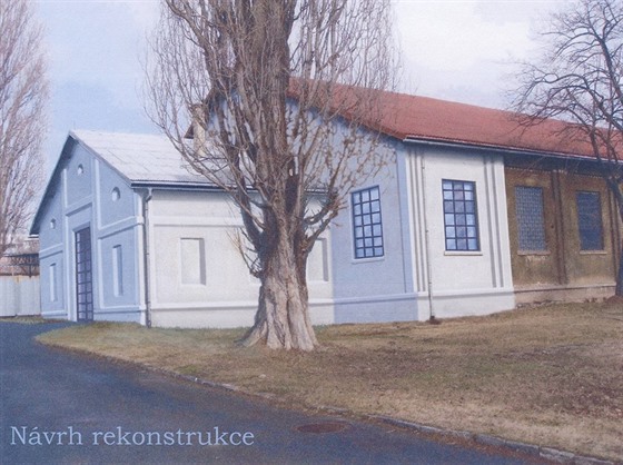 Návrh rekonstrukce jízdárny v Ruzyni.