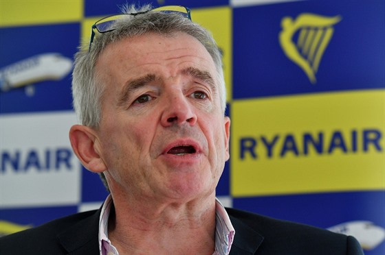 Generální editel irské nízkonákladové aerolinky Ryanair Michael O'Leary.