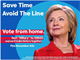Falen reklama vyzv volie Clintonov, aby volili SMS, co ovem zkon...