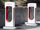 Superchargery - nabíjeky pro rychlé dobíjení automobilky Tesla