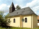 Vzorn opravený kostel v zaniklé osad Leopoldsreut