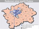 Parkovac� z�ny nap��� Prahou