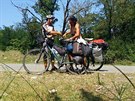 S bicyklem vyrazil na cestu kolem �ern�ho mo�e