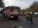 V Praze 6 vykolejila v dsledku sráky s nákladním autem krátce po poledni...