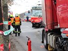 V Praze 6 vykolejila v dsledku sráky s nákladním autem tramvaj (5. listopadu...