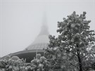 První sníh a náledí se objevil také na Jetdu. Snímek ze tvrteního rána.
