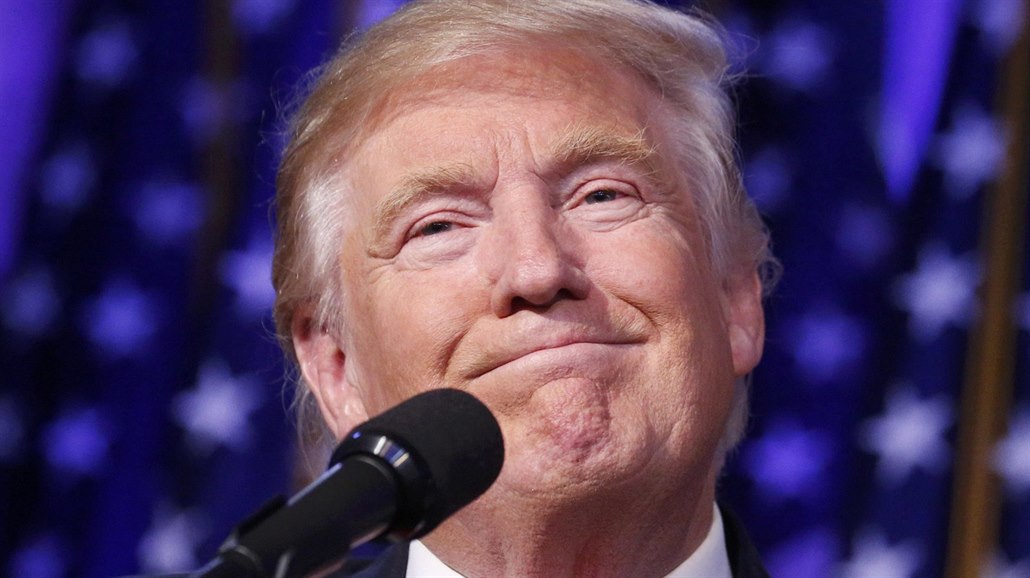 Nov� zvolený prezident USA Donald Trump (9.11.2016)