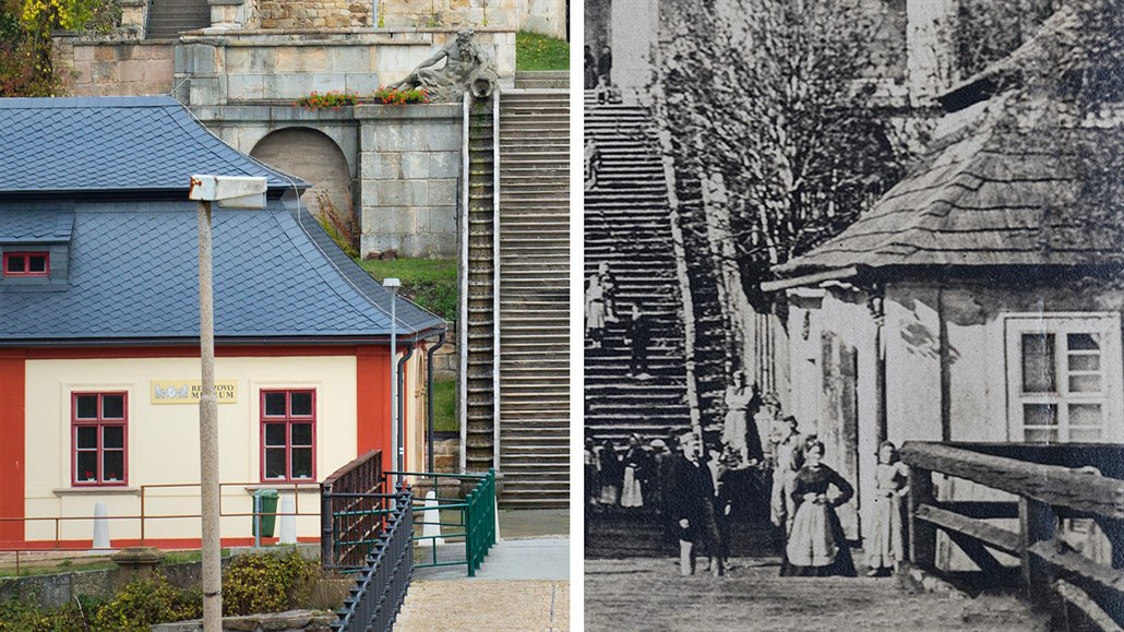 Kuks na aktuálním snímku a v roce 1898