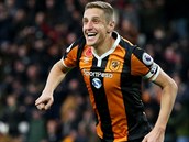 Kapitn Hullu Michael Dawson oslavuje trefu do st Southamptonu.