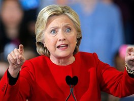 Hillary Clintonov na mtinku ve mst Raleigh (7. listopadu 2016)