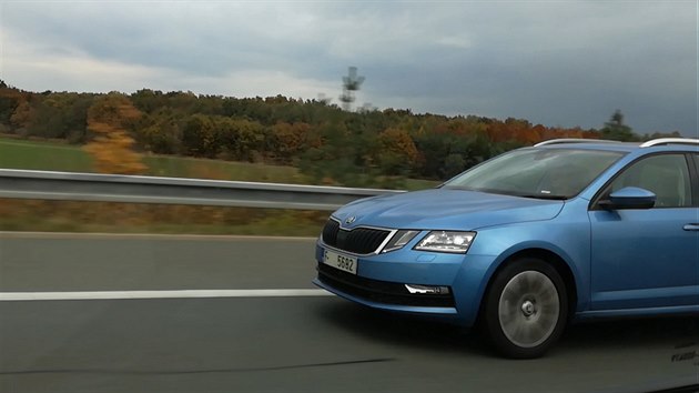 Faceliftovan koda Octavia v akci v esku