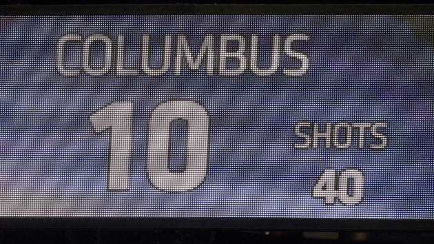 Hokejov Columbus pokoil obranu Montrealu desetkrt, poteboval k tomu 40 stel.