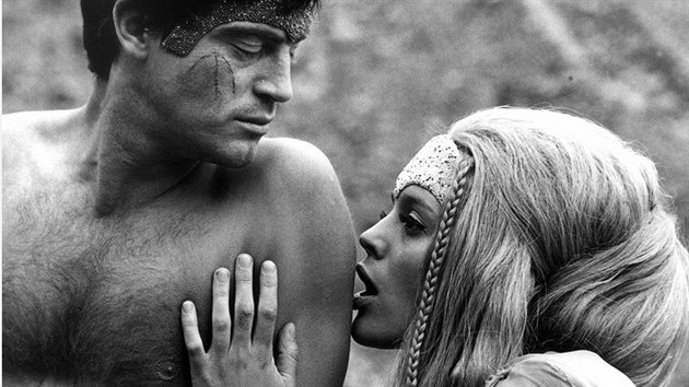 Jan Tska s Magdou Vryovou ve filmu Radz a Mahulena (1970)