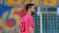 Fotbalový branká� Sparty Tomá� Koubek.