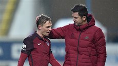 COS TO TAM PROVEDL? Trenér David Holoubek po vylouení Boka Dokala utoval,...