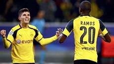 Adrian Ramos, stelec prvního gólu Dortmundu v utkání proti Sportingu, bí...