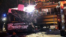 Sráka autobus v Baltimoru (1. listopadu 2016)