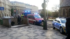 Ve tvrtek spadl lovk mezi vagóny metra na stanici Námstí Míru (3.11.2016)