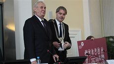 Prezident Milo Zeman pi návtv Moravskoslezského kraje druhý den zavítal...