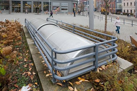 Záchodky pezdívané liberecké metro ve funkcionalistickém stylu slouily od...