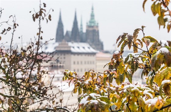 poasí praha námraza sníh