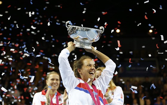 eská radost z triumfu ve Fed Cupu - ilustraní foto