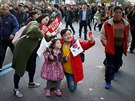 Pes pl milionu lidí demonstrovalo v jihokorejské metropoli Soulu za...