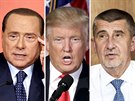 Silvio Berlusconi, Donald Trump a Andrej Babi