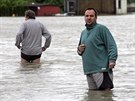 Povodn� v kv�tnu 2010 v bohum�nsk� m�stn� ��sti Pudlov