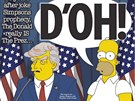 Britský list The Sun pipomnl seriál Simpsonovi, který pedpovídal Trumpv...