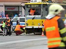V Plzni se srazila tramvaj s autobusem, zchrani oetili 17 zrannch
