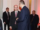 esko-ínské investiní fórum. Premiér Bohuslav Sobotka a prezident Smíené...