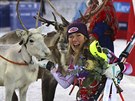 DÁREK PRO VÍTZKU. Mikaela Shiffrinová získala za výhru v prvním slalomu sezony...