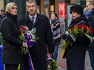 Výroí 17. listopadu na Národní tíd v Praze (17. listopadu 2016)