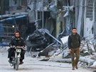 Povstaleckou ást syrského Aleppa znovu zasáhly nálety, provoz v tamních...