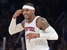 Mise splnna, hlásí Carmelo Anthony z New Yorku.