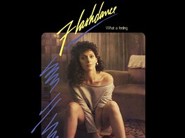 Klára Issová jako Jennifer Bealsová na plakátu k filmu Flashdance