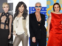 Miley Cyrusová, Cher, Amber Rose a Lena Dunhamová