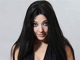 Anna Slováčková jako Amy Lee z kapely Evanescence v show Tvoje tvář má známý...