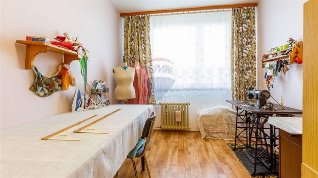 V tomto pokoji měla majitelka „pracovnu“ - místnost na šití.