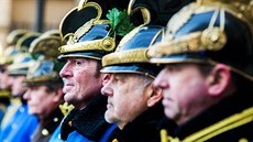 Prahou pro�el pr�vod na p�ipomínku vojev�dce Radeckého (13.11.2016)