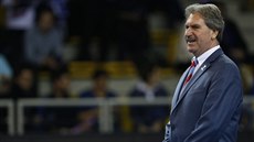 Prezident Mezinárodní tenisové federace David Haggerty na finálovém utkání Fed...